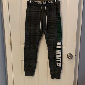 PINK Michigan State University joggers